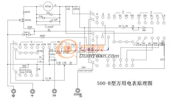 數字萬用(yòng)表電路圖盤點：模數轉換電路/顯示驅動電路